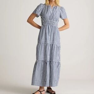 Striped Blue Maxi Dress